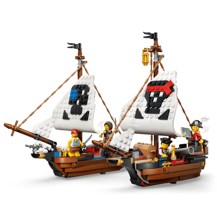 Lego Creator 3 in 1 - Corabie de pirati emblematica (31387)