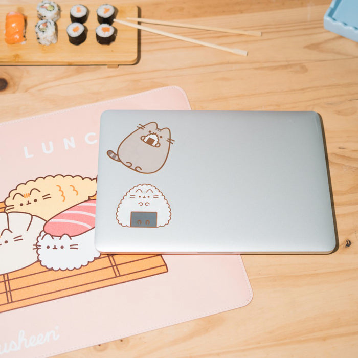 Set 2 Stickere Vinil Pusheen Sushi Roll - Ver 3