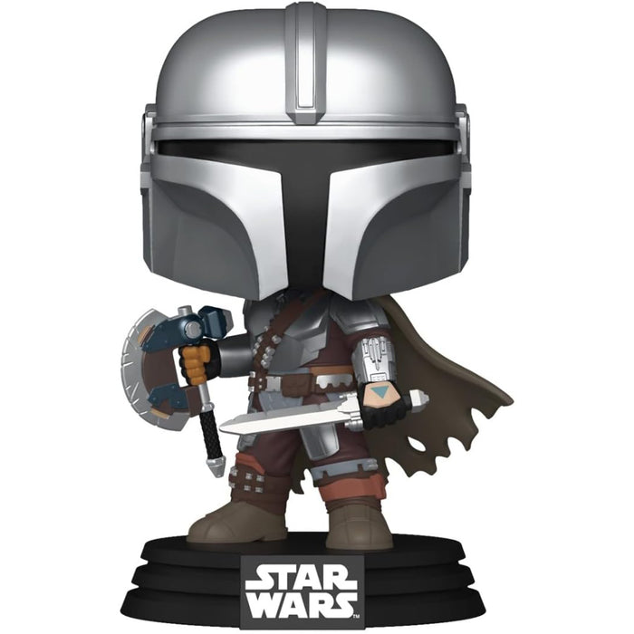 Figurina Funko POP! Star Wars The Mandalorian and Grogu - The Mandalorian (Dual Wield)