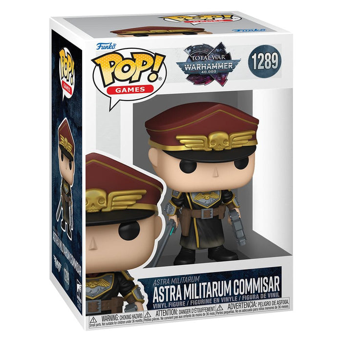Figurina Funko POP! Games Warhammer 40,000 - Astra Militarum Commisar