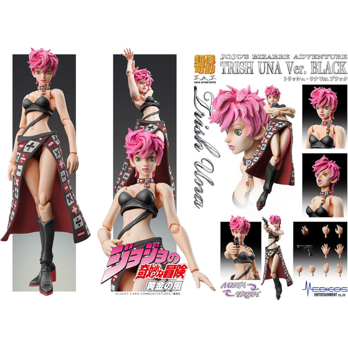 Figurina Articulata JoJo's Bizarre Adventure Part 5 Super - Chozokado Trish Una Black Ver 15 cm