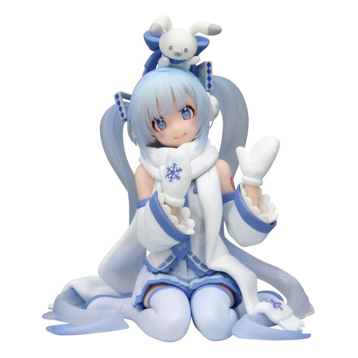 Figurina Hatsune Miku Noodle Stopper PVC - Snow Miku Sky Town 10th Ver 10 cm