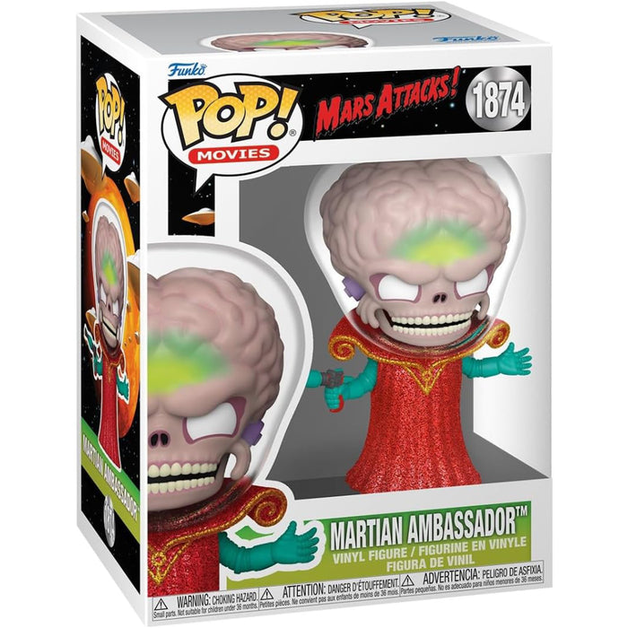 Figurina Funko Pop Movies Mars Attacks - Martian Ambassador