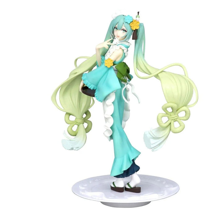 Figurina Hatsune Miku Exceed Creative PVC Matcha Green Tea Parfait Mint Ver 21 cm