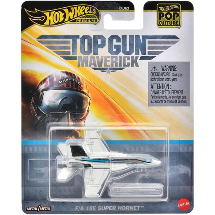 Vehicul Metalic Hot Wheels Premium Diecast Vehicles 1/64 Pop Culture - 979F F/A-18E Super Hornet (Top Gun Maverick)