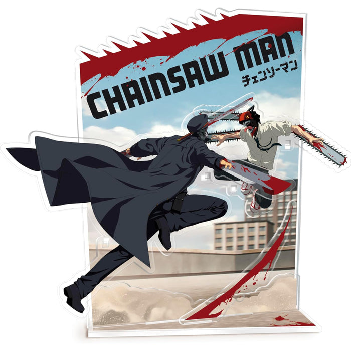 Figurina Acrilica Chainsaw Man - Diorama - Denji vs Demons