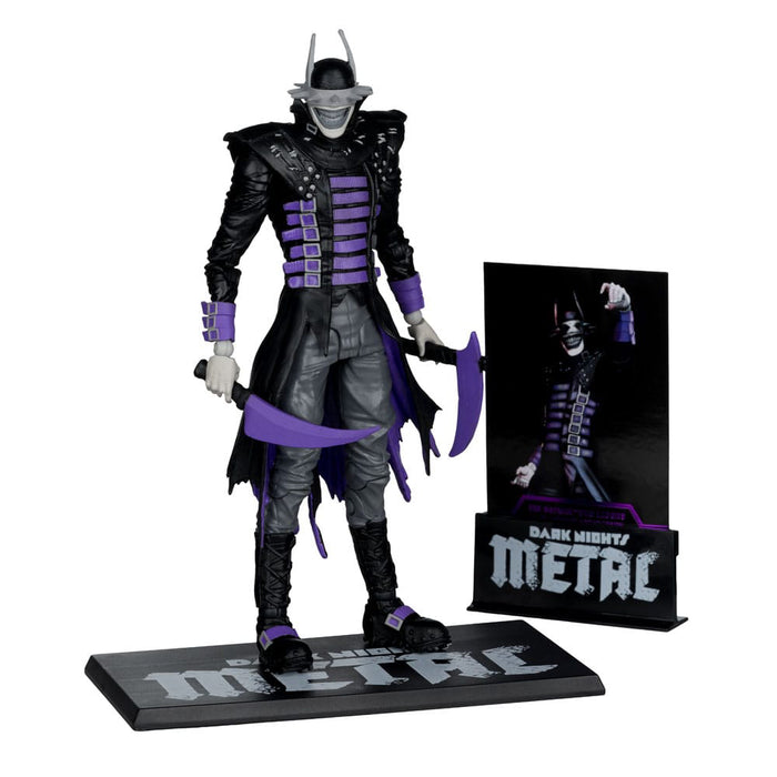 Figurina Articulata DC Multiverse - The Batman Who Laughs (B&W with accent) (Gold Label) 18 cm