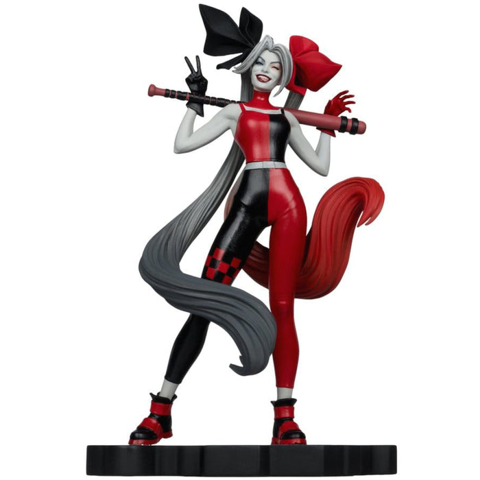 Precomanda Figurina DC Direct Harley Quinn Red, White & Black 1/10 - Harley Quinn by Alex Garner 21 cm