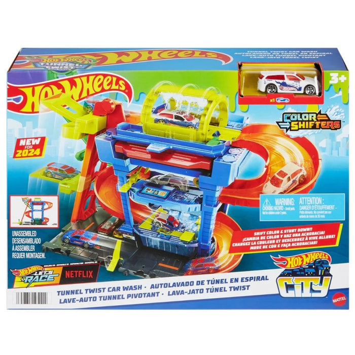 Jucarie Hot Wheels City Color Shifters - Spalatorie Auto