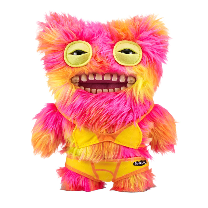 Figurina de plus Fuggler - 23 cm - Ciudateii in vacanta, Mr Buttons - multi