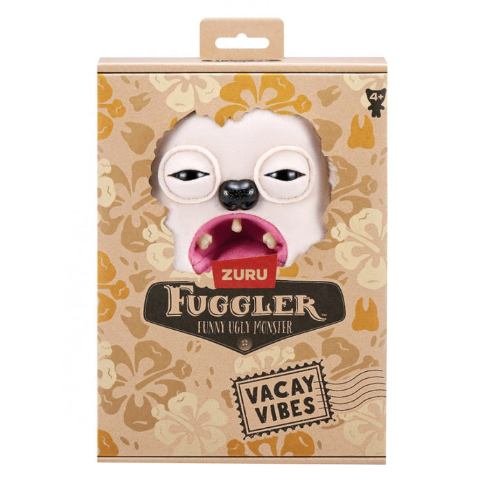 Figurina de plus Fuggler - 23 cm - Ciudateii in vacanta, Hedge Grog - cream