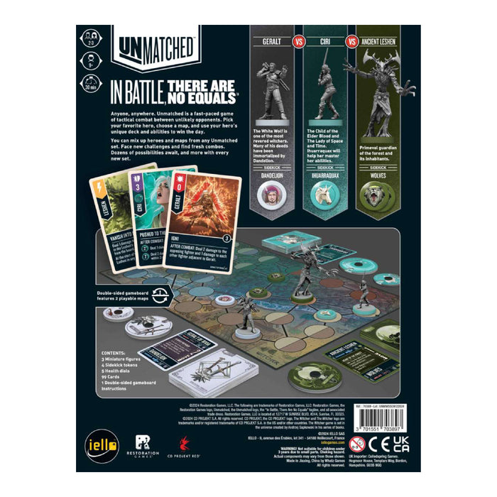 Unmatched The Witcher - Steel and Silver