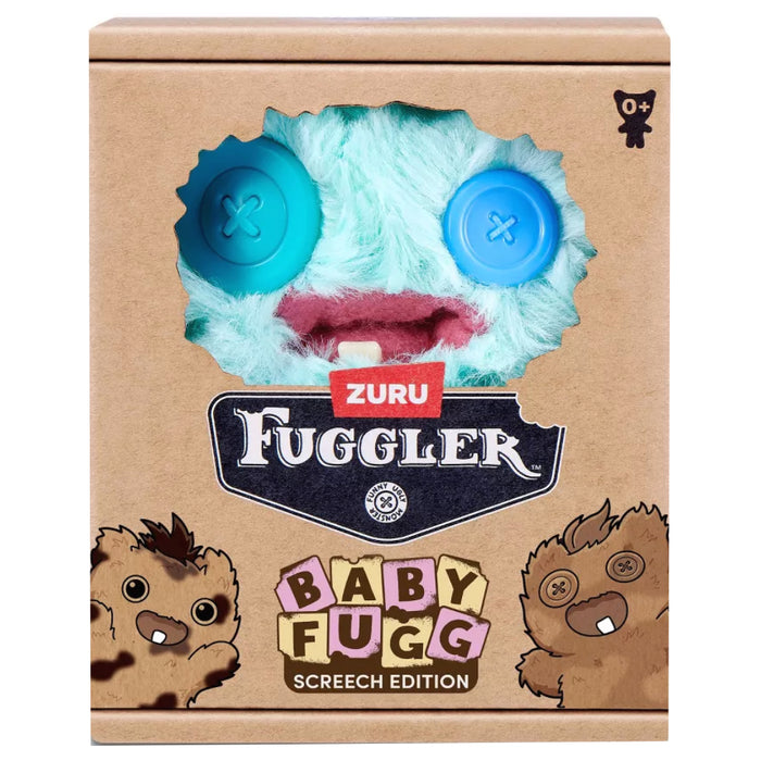 Figurina de plus Fuggler - Baby Fugg Screech Edition 9 cm - Screech (Blue & Green)