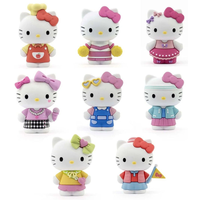 Figurina Yume Hello Kitty 5 cm Mini-Doll Cute Outfits Series