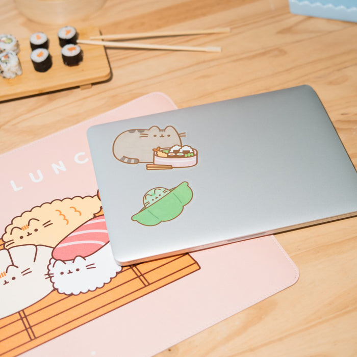 Set 2 Stickere Vinil Pusheen Sushi Roll - Ver 4
