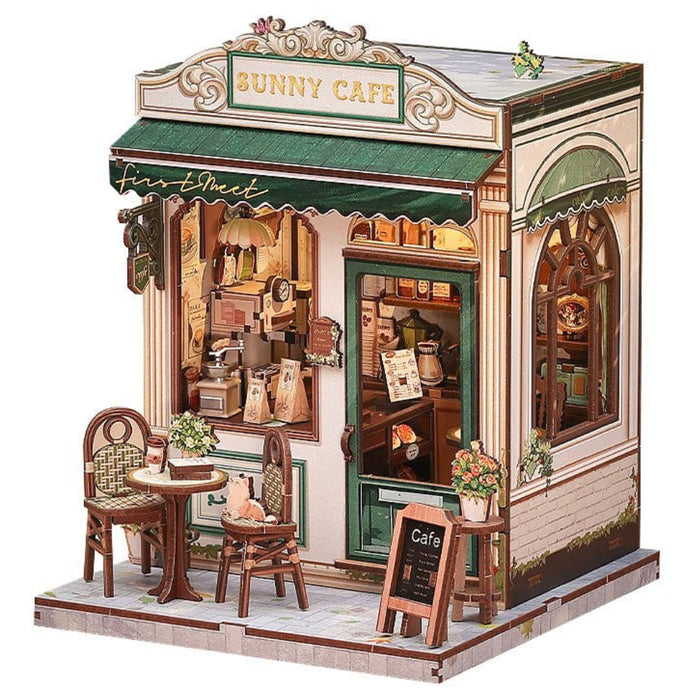 Set de Constructie CuteBee - Miniature House - Sunny Cafe