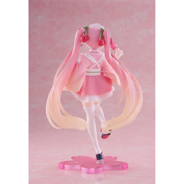 Figurina Hatsune Miku PVC Newley Written Sakura Miku Japanese Cafe Ver 18 cm