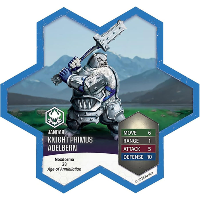 Heroscape - Rising Tide - Knight Primus Adelbern and Ordo Borealis Army Expansion