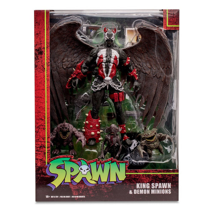 Figurina Articulata Spawn Megafig - King Spawn with Wings and Minions 30 cm
