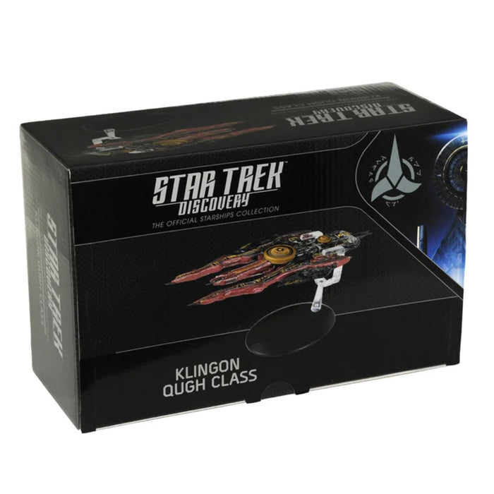 Figurina Star Trek Discovery Fig Mag 08 Klingon Qugh Class Ship