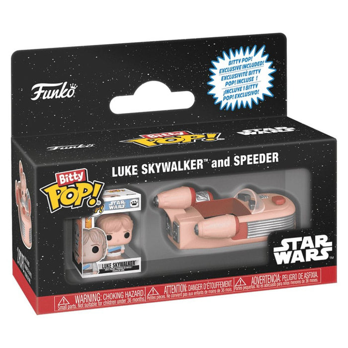Figurina Funko Bitty Pop Ride Star Wars - Speeder with Luke