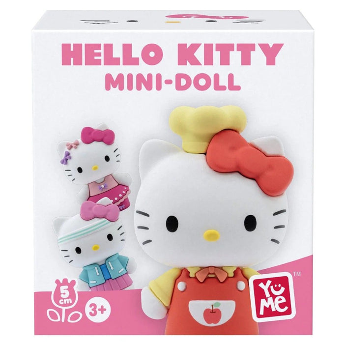 Figurina Yume Hello Kitty 5 cm Mini-Doll Cute Outfits Series