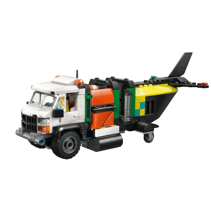 Lego City - Avion, autospeciala de service si aeroglisor in versiuni adaptate (60505)