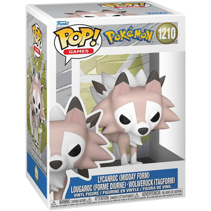 Figurina Funko Pop Games Pokemon - Lycanroc (Midday)