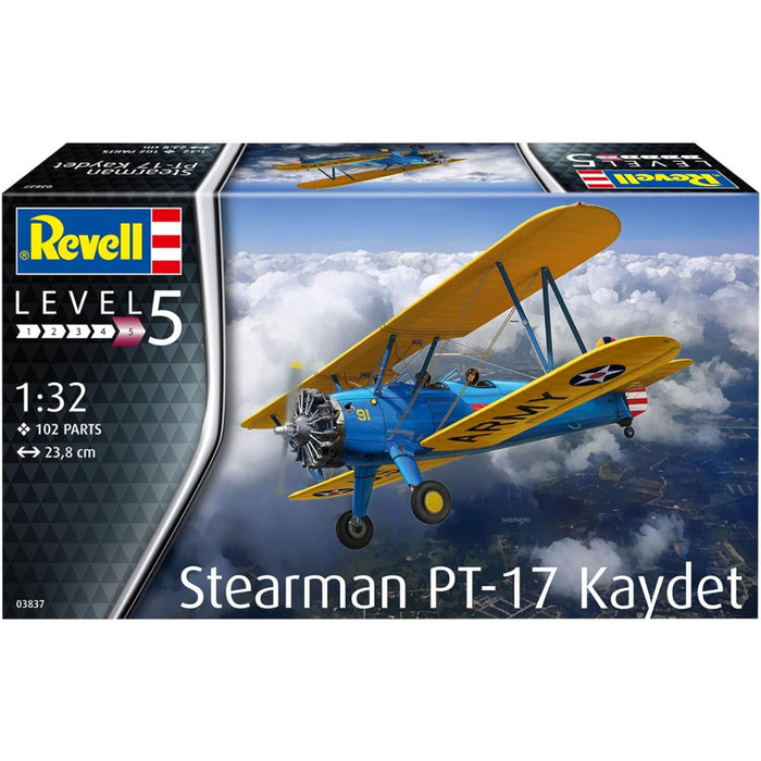 Set de Constructie Revell - 1:32 - Stearman PT-17 Kaydet