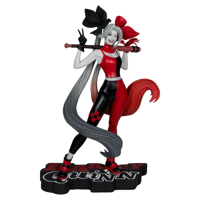 Precomanda Figurina DC Direct Harley Quinn Red, White & Black 1/10 - Harley Quinn by Alex Garner 21 cm