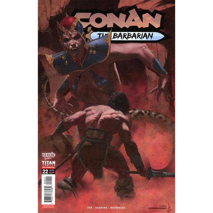 Conan The Barbarian 22 Cvr B Federici