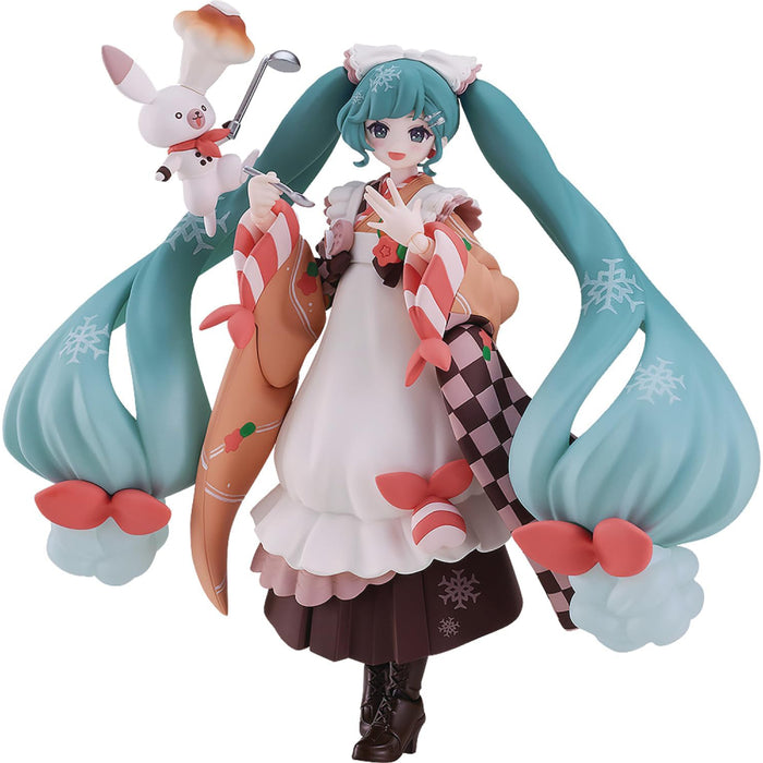 Figurina Articulata Figma Character Vocal Series 01 Hatsune Miku - Snow Miku Winter Delicacy Ver. 14 cm
