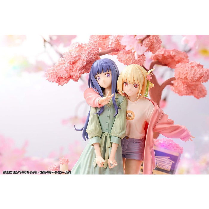 Precomanda Set 2 Figurine Lycoris Recoil PVC - Chisato Nishikigi & Takina Inoue Spring Ver. 25 cm