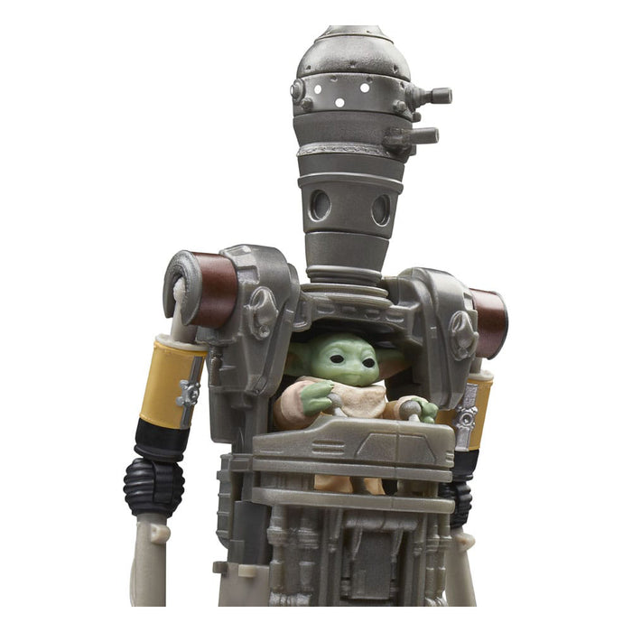 Set 3 Figurine Articulate Star Wars The Mandalorian Vintage Collection - IG-12, Grogu & Anzellan 10 cm
