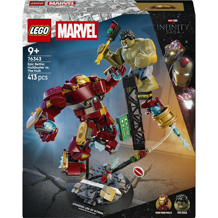 Lego Marvel - Batalie memorabila - Hulkbuster vs Hulk (76343)