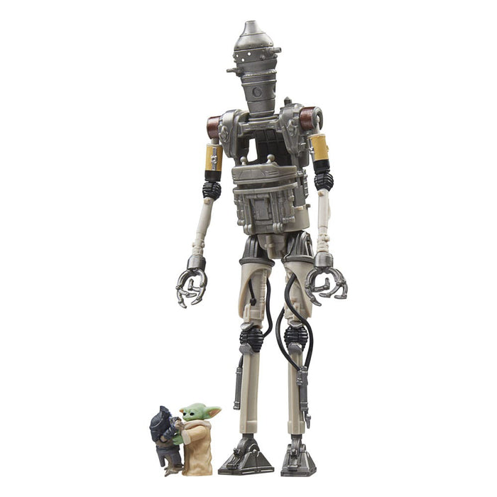 Set 3 Figurine Articulate Star Wars The Mandalorian Vintage Collection - IG-12, Grogu & Anzellan 10 cm