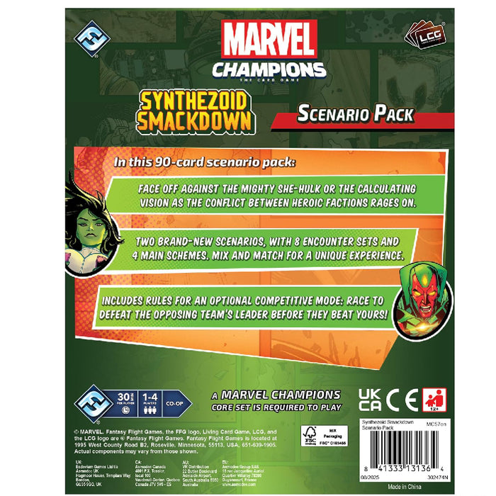Marvel Champions The Card Game - Synthezoid Smackdown Scenario Pack