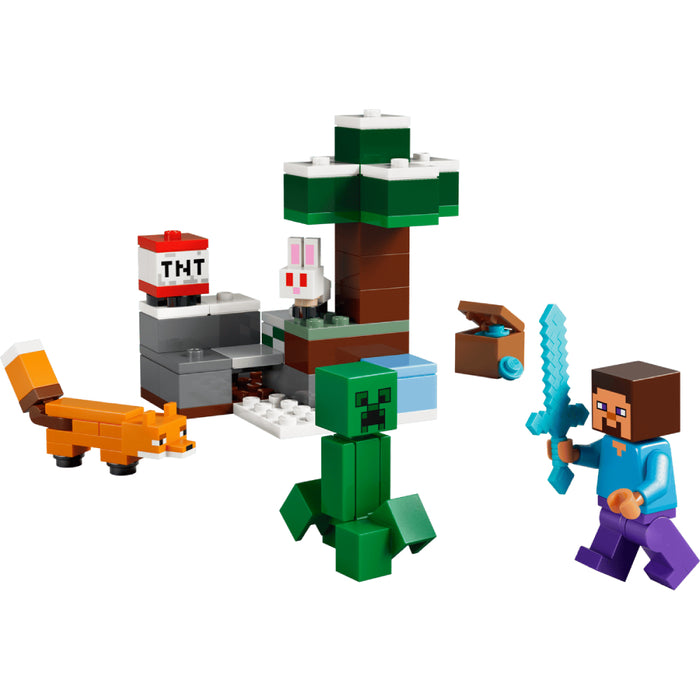 Lego Minecraft - Aventura din Taiga a lui Steve (21583)