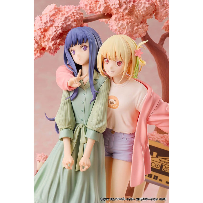 Precomanda Set 2 Figurine Lycoris Recoil PVC - Chisato Nishikigi & Takina Inoue Spring Ver. 25 cm