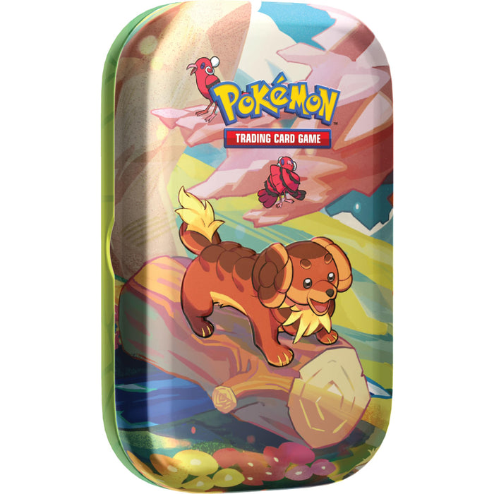 Pokemon TCG - Vibrant Paldea Mini Tin - Oricorio & Dachsbun DETERIORAT