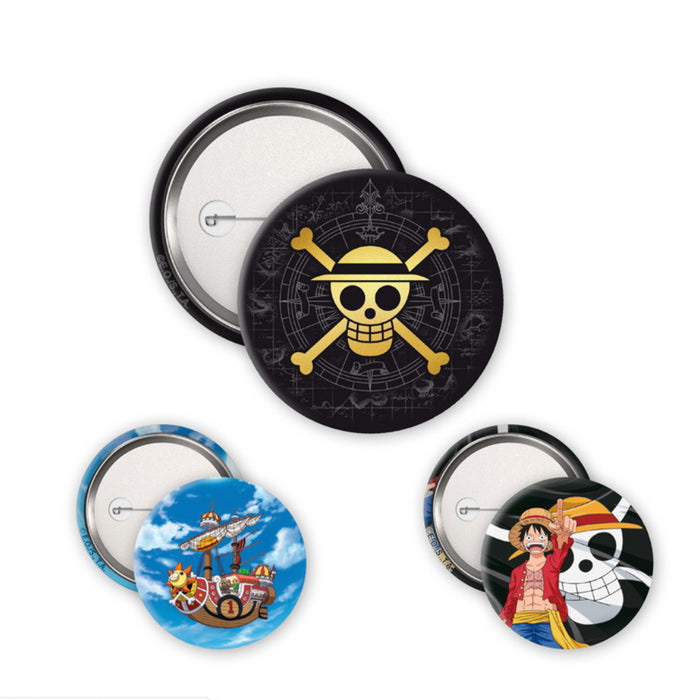 Set Insigne One Piece - Skull & Luffy