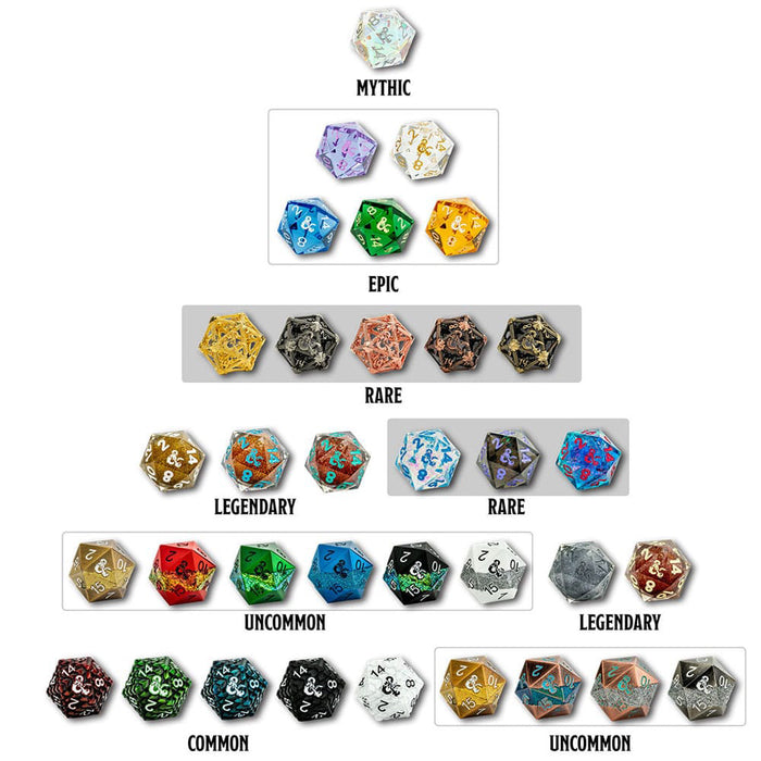 Zar Dungeons & Dragons Blind Mystery Box - Fizban's Treasure d20 25 mm