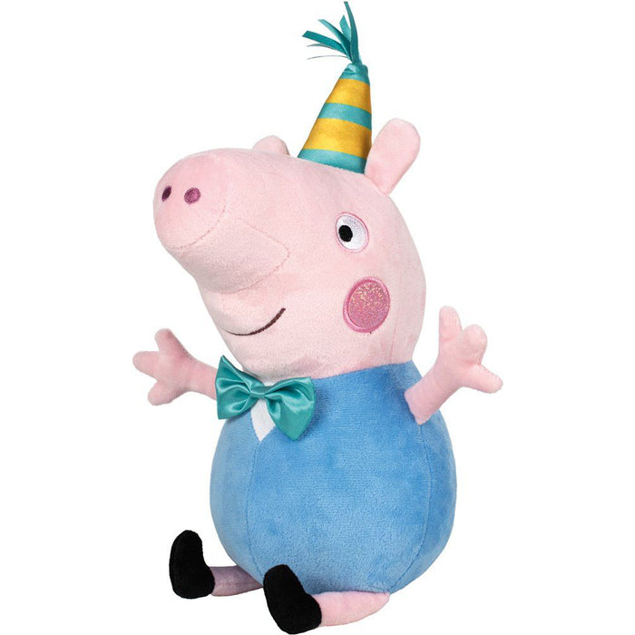 Figurina de Plus Peppa Pigs - Schorsch Wutz, Petrecerea, 37 cm