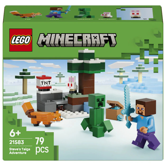 Lego Minecraft - Aventura din Taiga a lui Steve (21583)