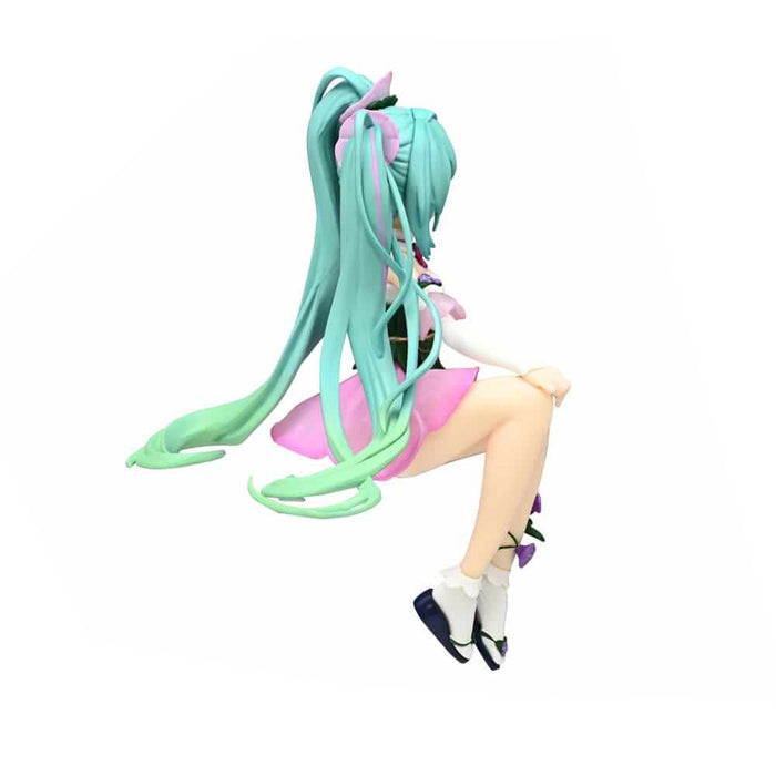 Figurina Hatsune Miku Noodle Stopper PVC Flower Fairy Morning Glory Pink Color Ver 14 cm