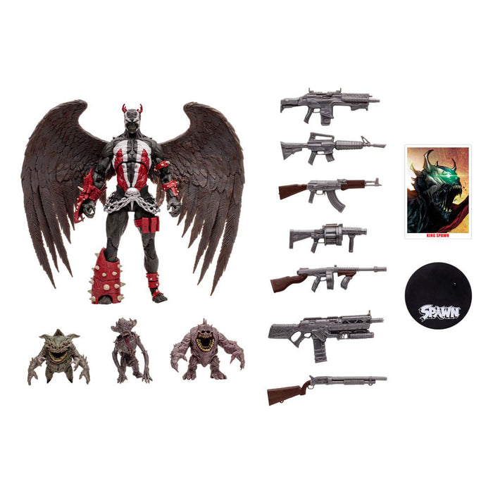 Figurina Articulata Spawn Megafig - King Spawn with Wings and Minions 30 cm