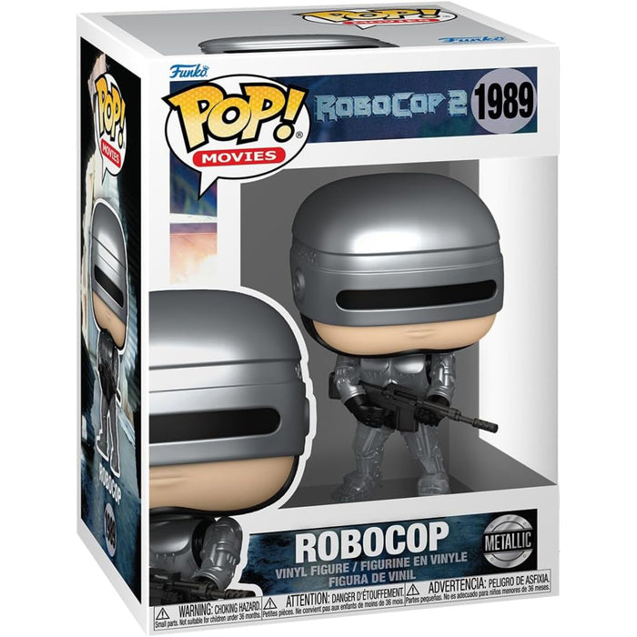 Figurina Funko POP! Movies Robocop - Robocop (Metallic)
