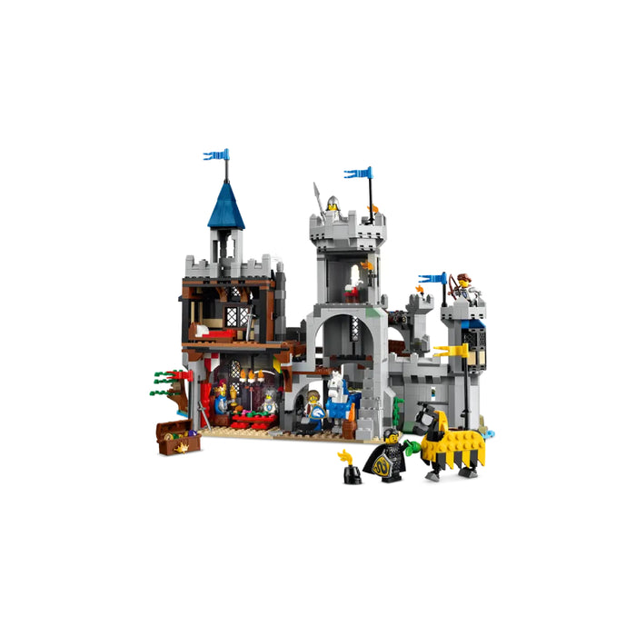 Lego Creator 3in1 - Castel medieval cu cai si cavaleri (31168)