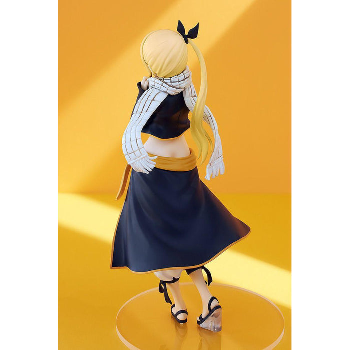 Figurina Fairy Tail Pop Up Parade PVC Lucy Heartfilia Natsu Costume Ver L Size 22 cm