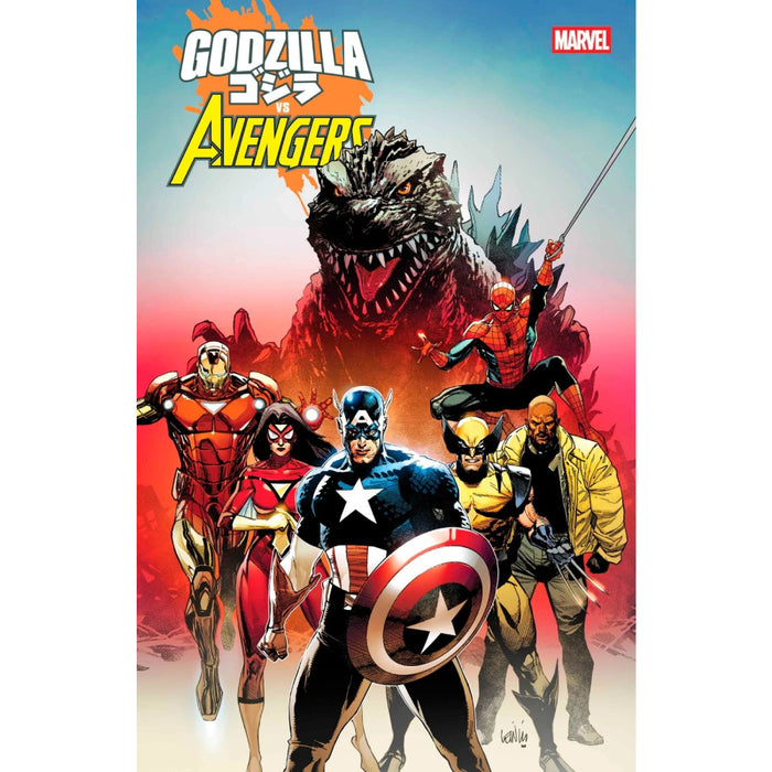 Godzilla vs Avengers 01 2nd Ptg Cvr A Leinil Yu